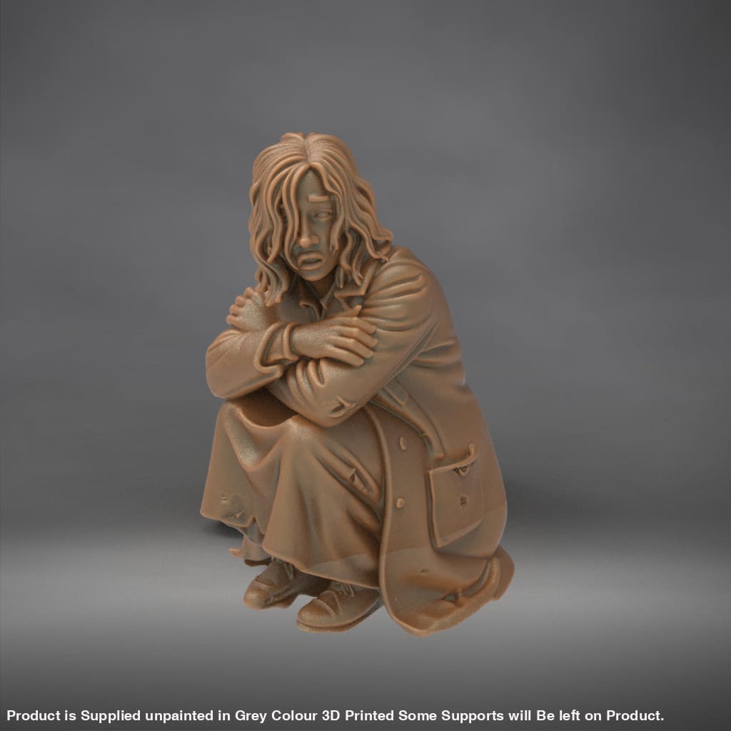 MM4358 WW2 Scared female Figure