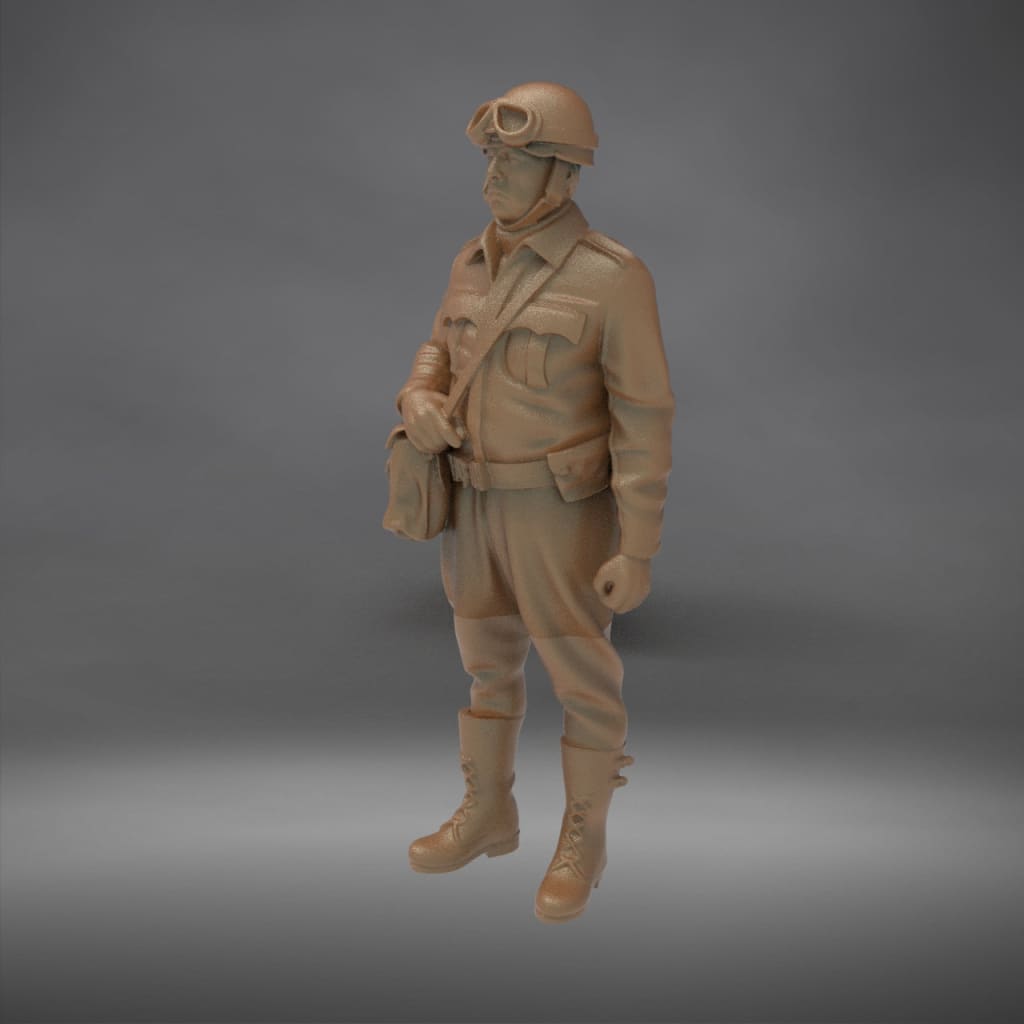 MM4359 WW2 Dispatch rider Figure