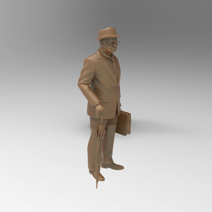 MM4367 Male in Bowler Hat Figure