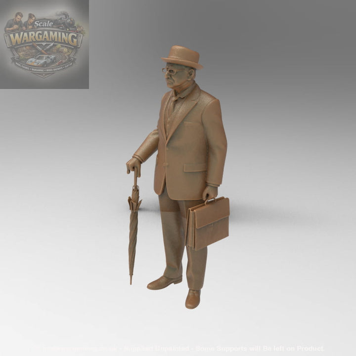 MM4367 Male in Bowler Hat Figure