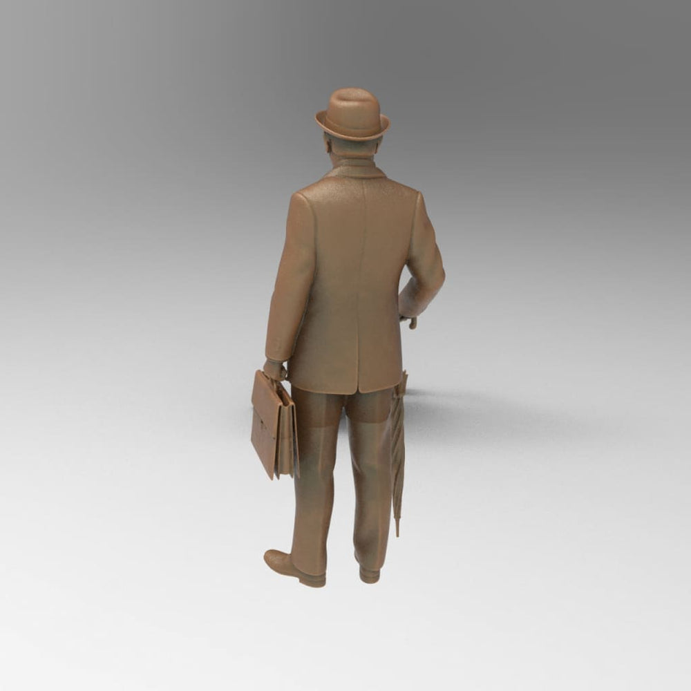 MM4367 Male in Bowler Hat Figure