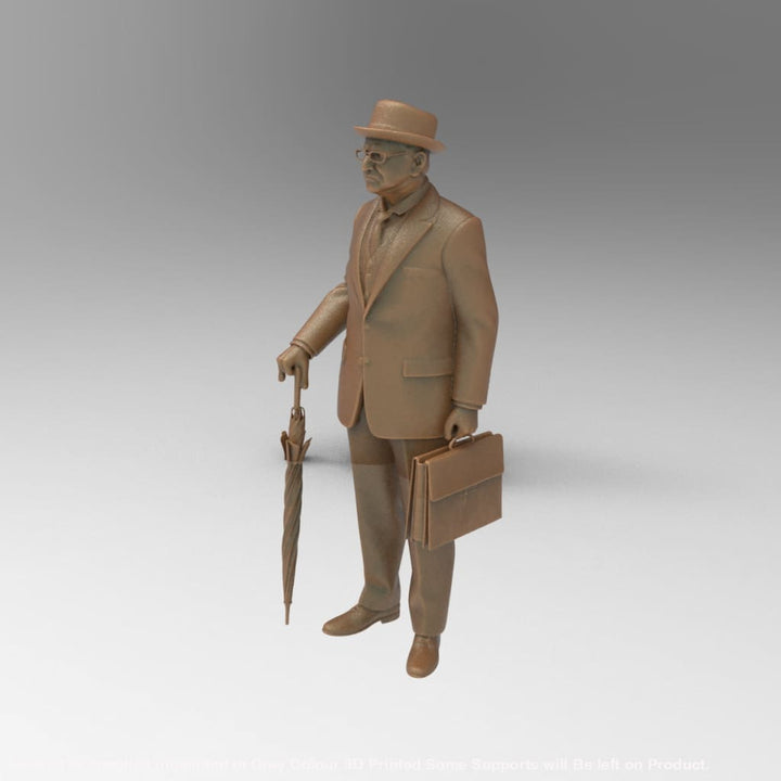 MM4367 Male in Bowler Hat Figure