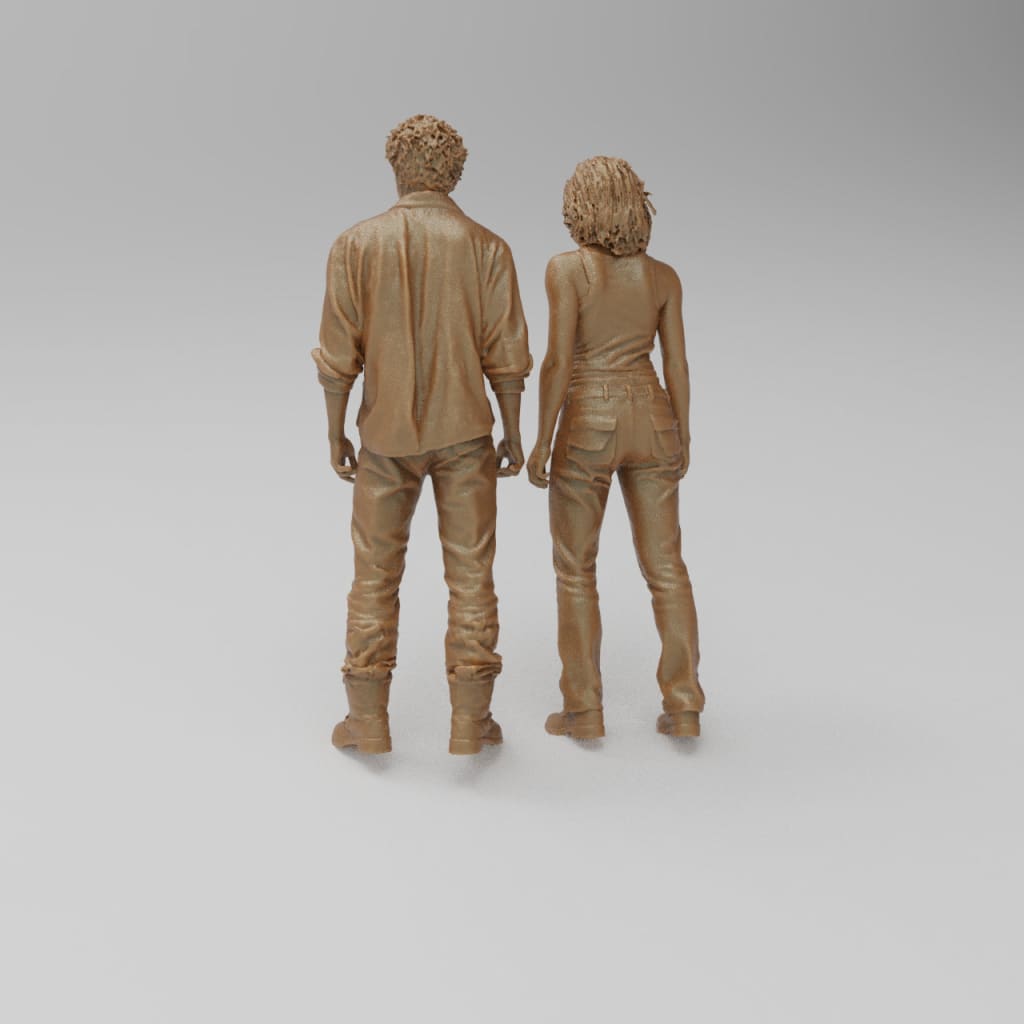 MM4377 Young Couple Figure