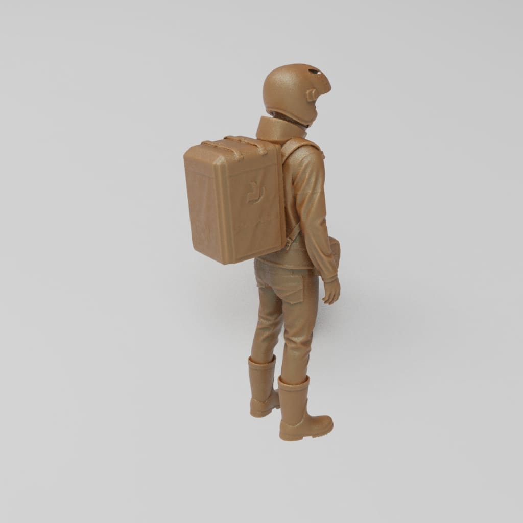 MM4382 Deliveroo Driver A Figure