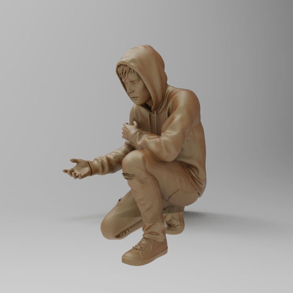 MM4385 Homeless man Figure
