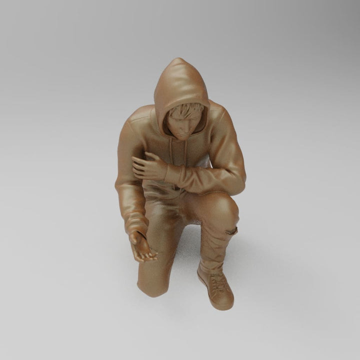 MM4385 Homeless man Figure
