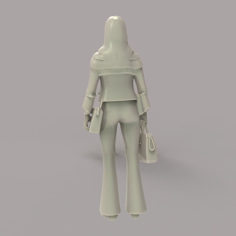MM4388 1970 Female with Bags Figure