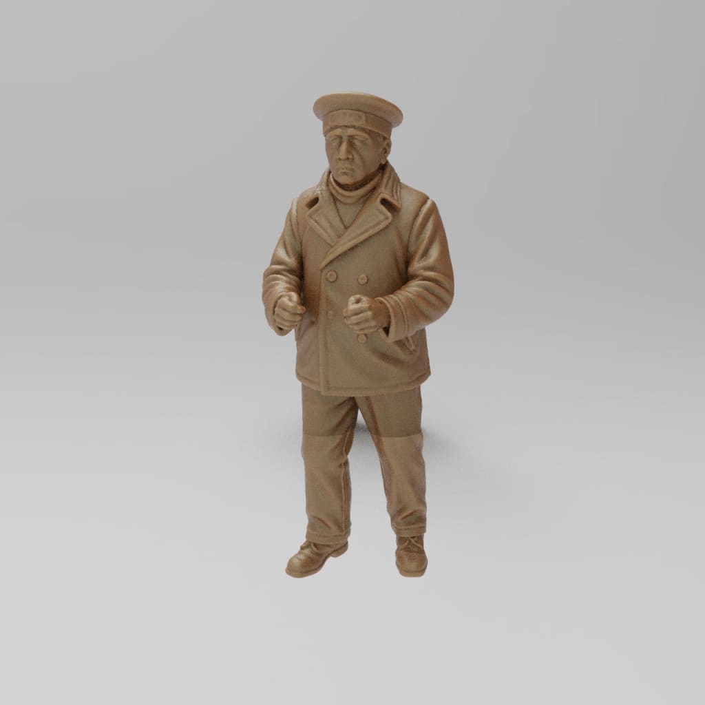 MM4399 Naval Crew Cold Helmsman WW2 Figure