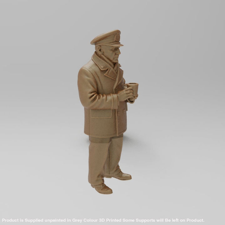 MM4399 Naval Officer with Tea WW2 Figure