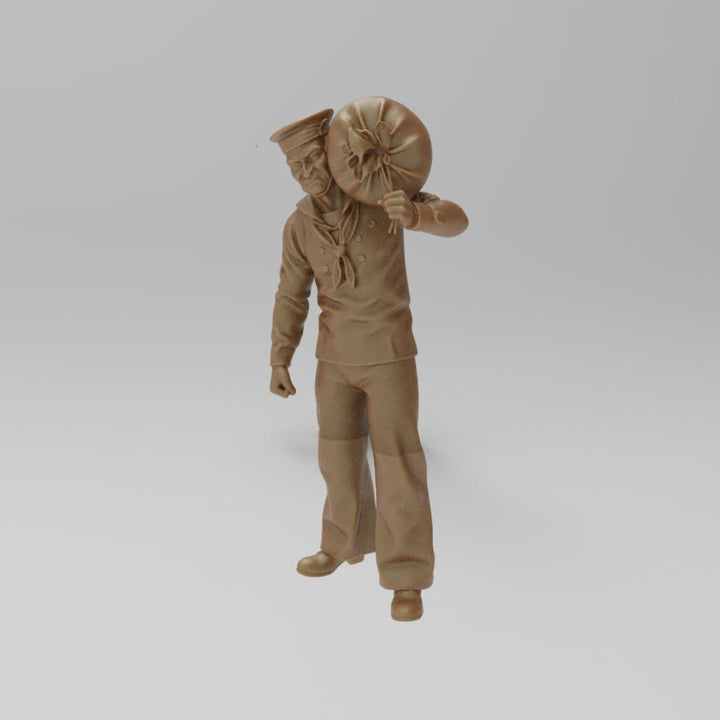 MM4401 Sailor and Kitbag Figure