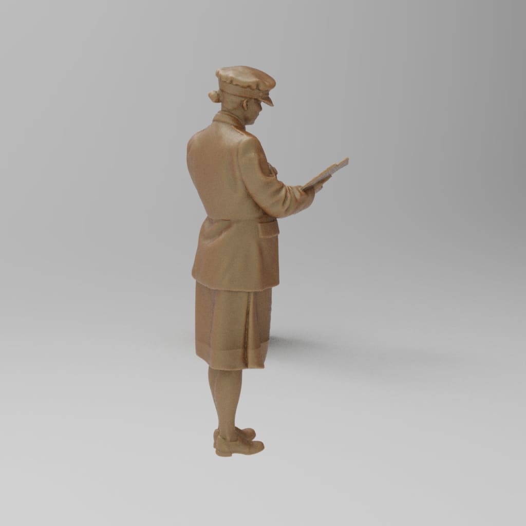 MM4411 Female WW2 RAF Seargent Figure