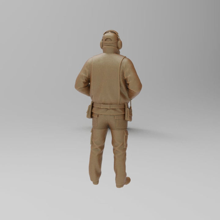 MM4417 Car Race Track Marshall Figure