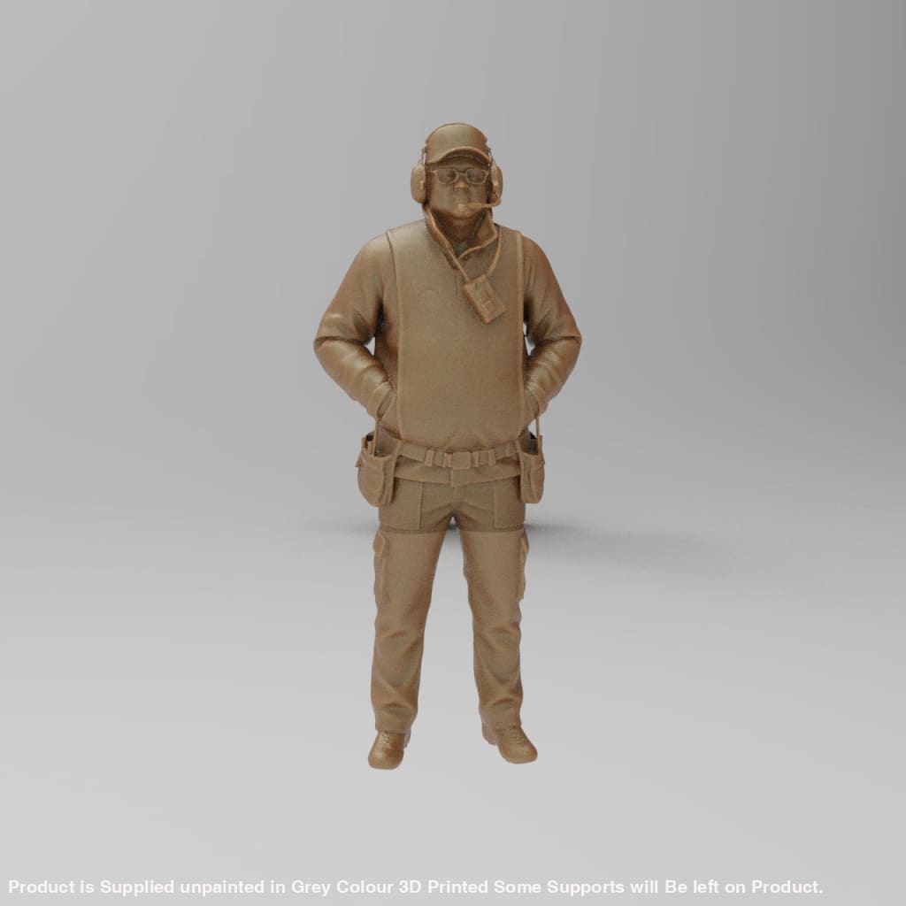 MM4417 Car Race Track Marshall Figure