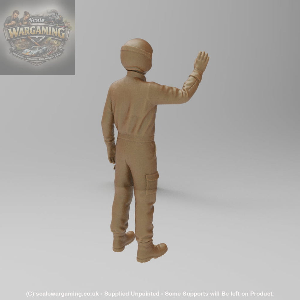 MM4418 Track Marshall wearing helmet Figure
