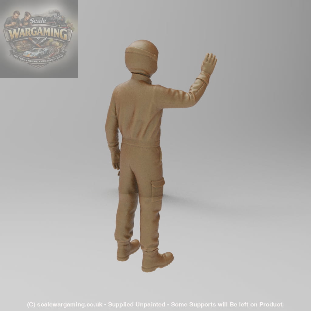 MM4418 Track Marshall wearing helmet Figure