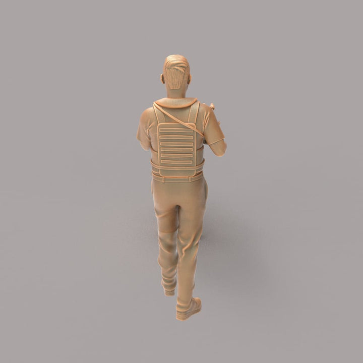 MM486 War Camera Man in Body Armor Figure