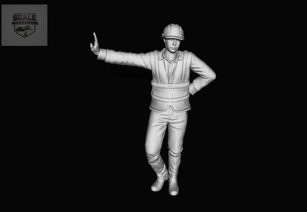 MM743 Builder Arm out Figure
