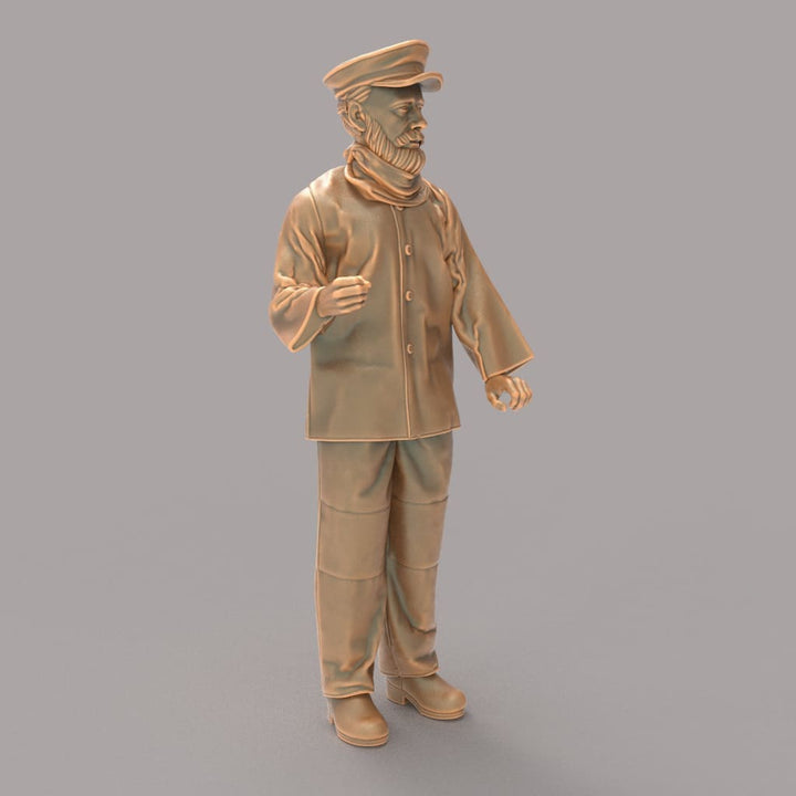MM943 Fishing Boat Skipper Standing Figure