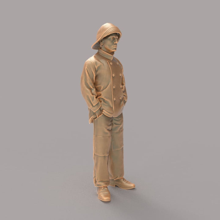 MM944 Fisherman hands in pockets Figure