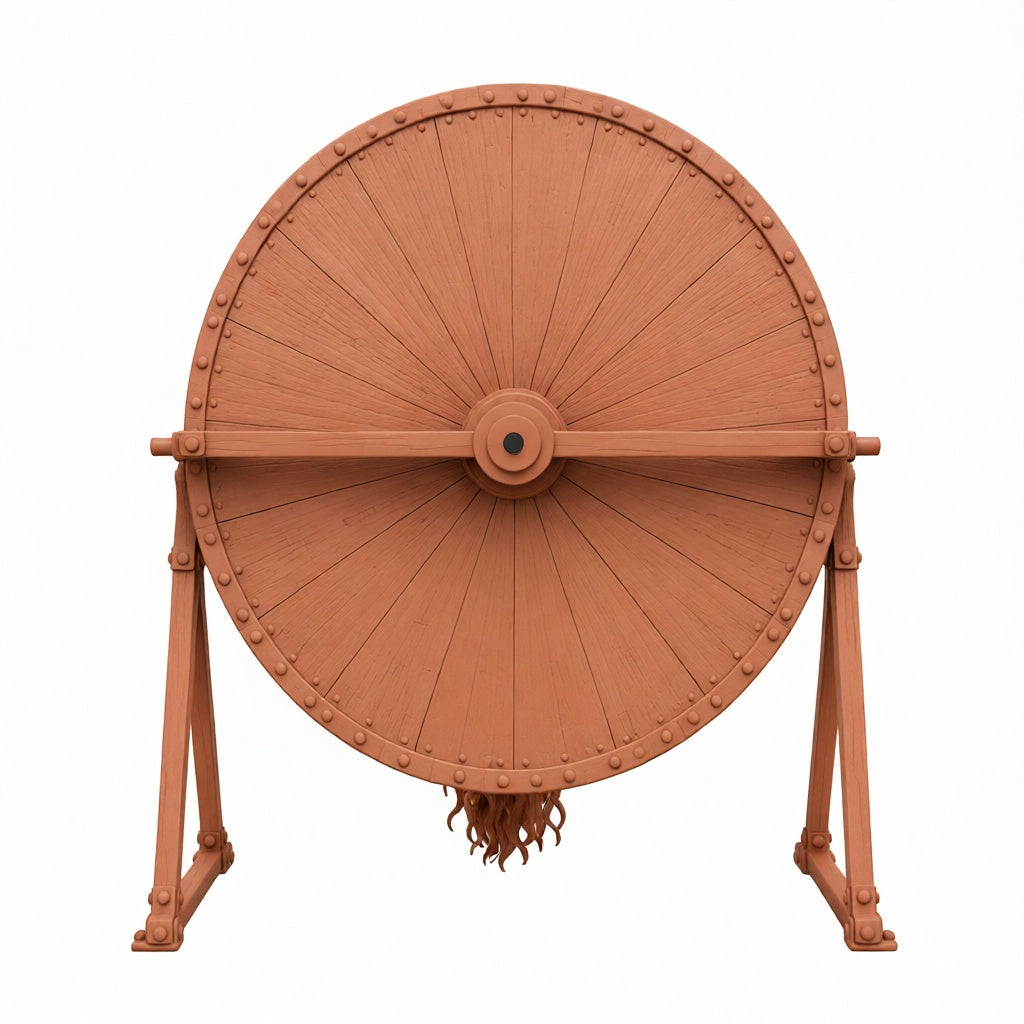 SW9365 Circus Female on knife Throwing Wheel