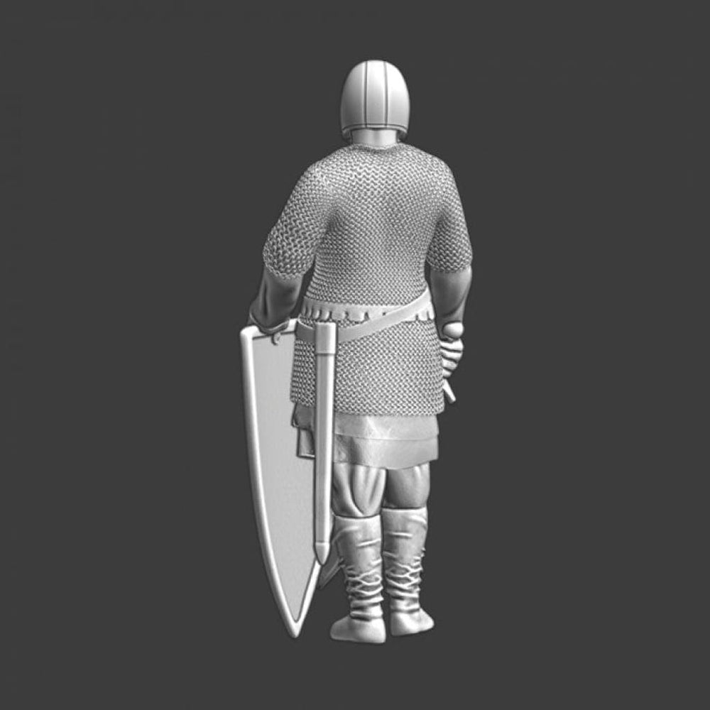 NCM001 Kievan Rus medieval soldier resting Medieval Figure