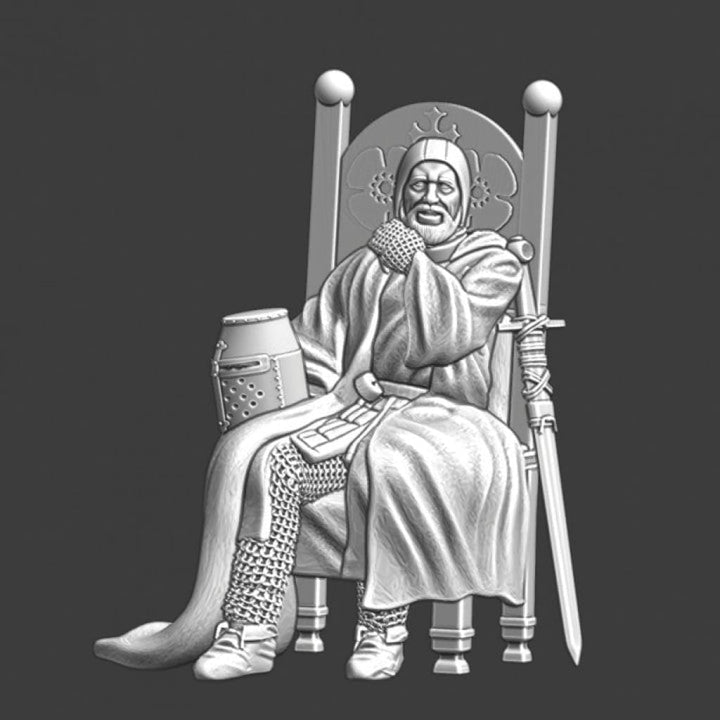 NCM015 Medieval Lord - sitting Medieval Figure