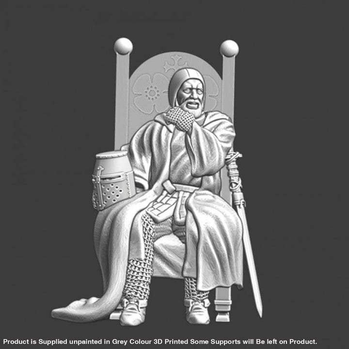 NCM015 Medieval Lord - sitting Medieval Figure