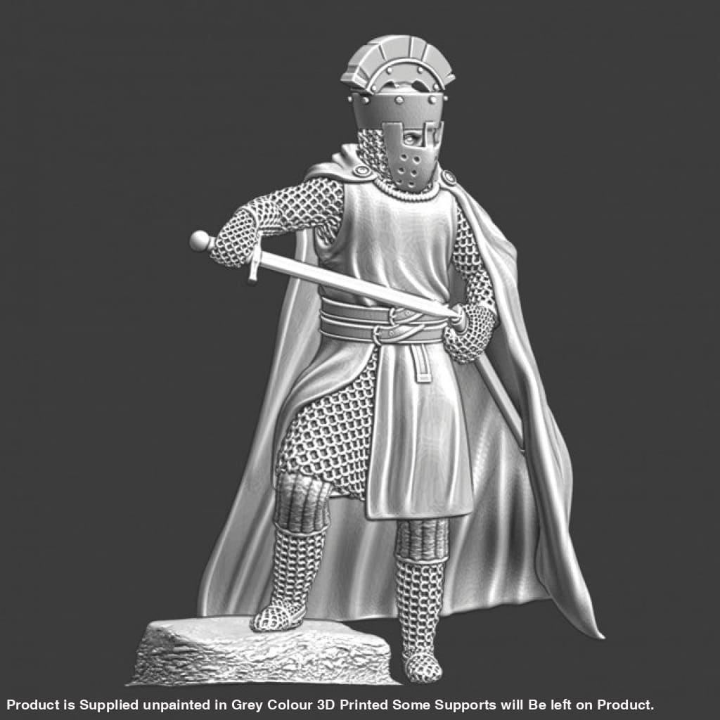 NCM033 Richard the Lionheart - cape and drawing his sword Medieval