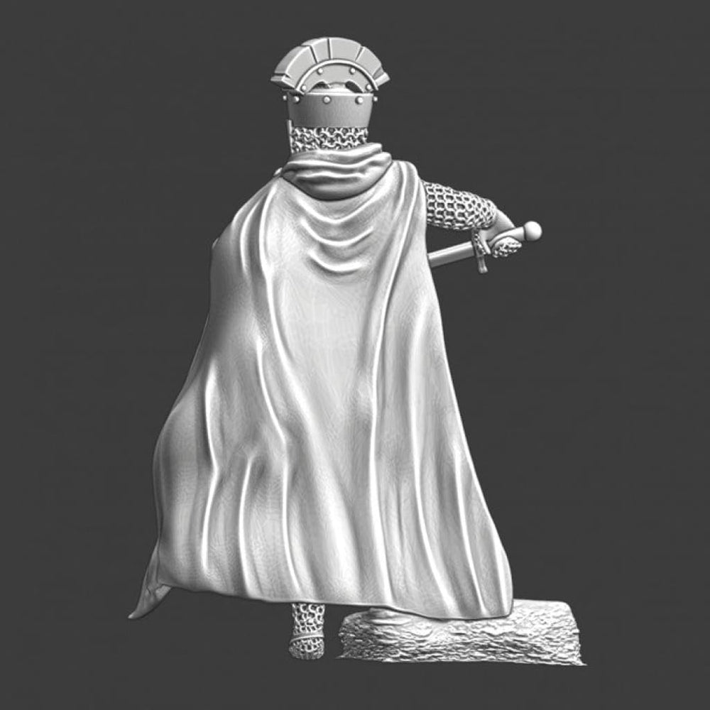 NCM033 Richard the Lionheart - cape and drawing his sword Medieval