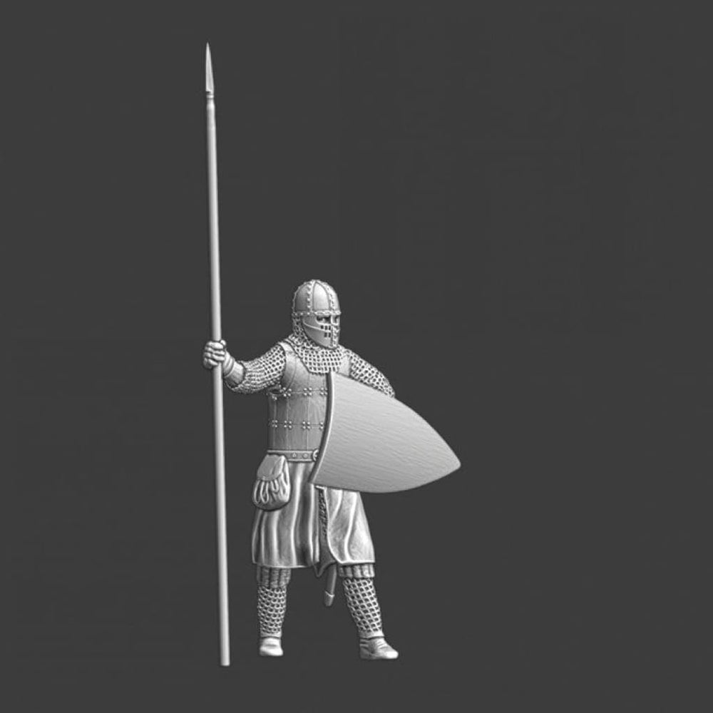 NCM073 Medieval guard soldier on duty Medieval