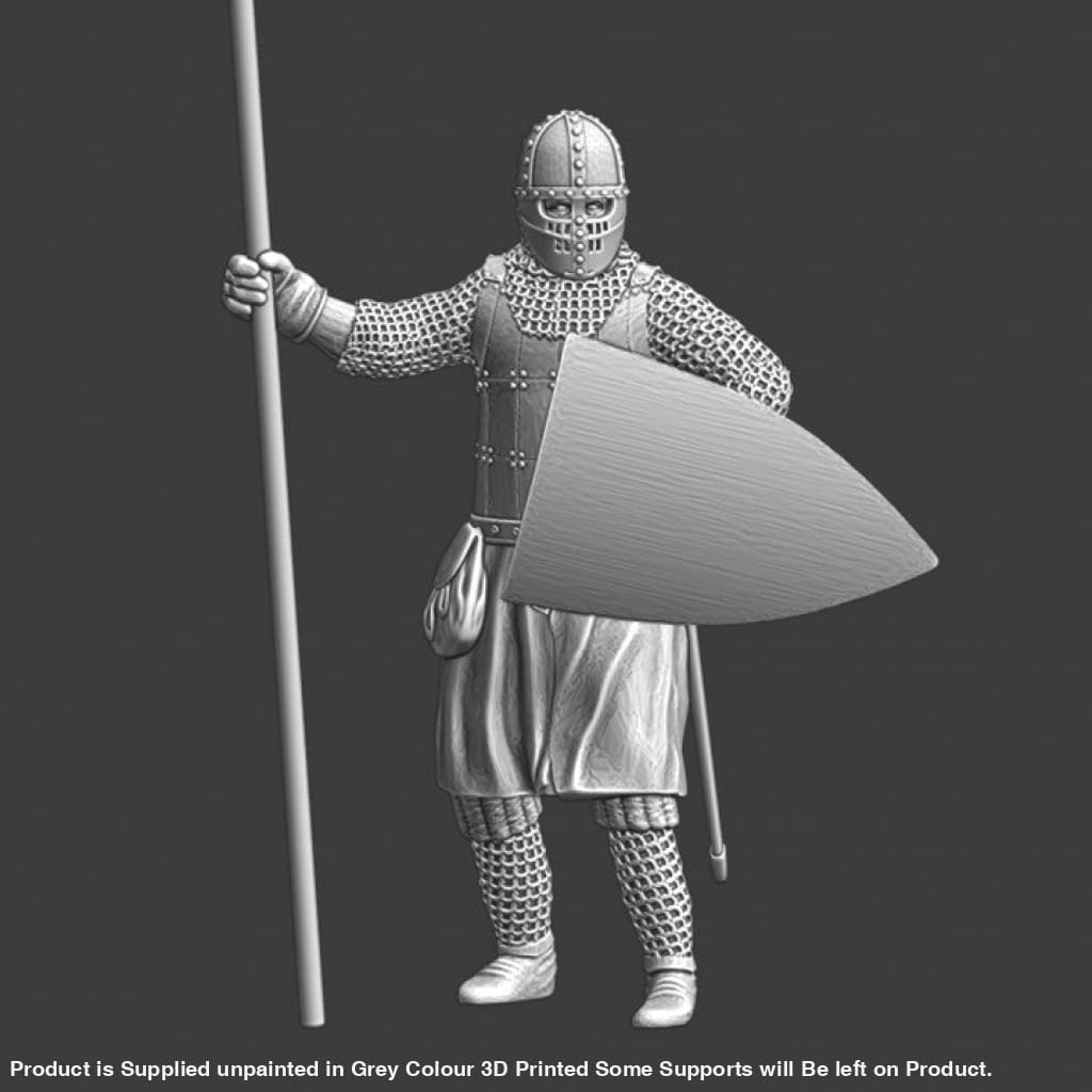 NCM073 Medieval guard soldier on duty Medieval