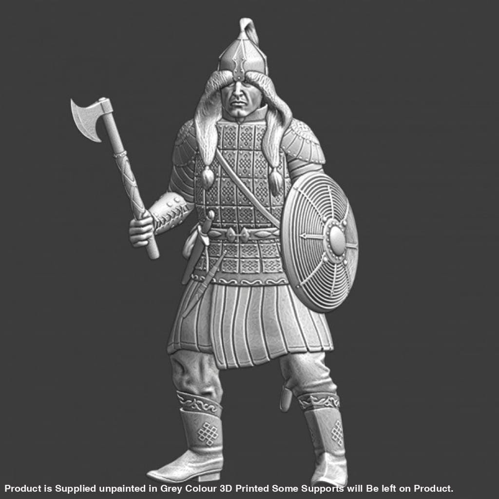 NCM076 Golden Horde Mongol Warrior with axe Medieval