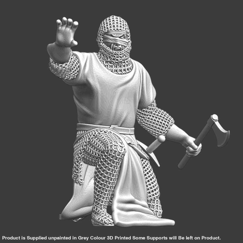 NCM129 Lazarus knight on his knees (Leper Knight) Medieval