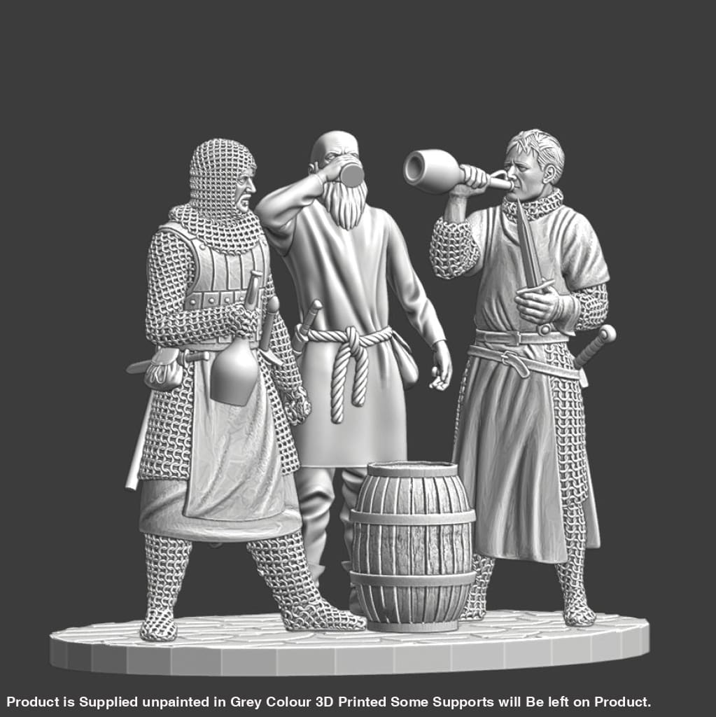 NCM173 Medieval Camp Life – Soldiers Drinking Medieval