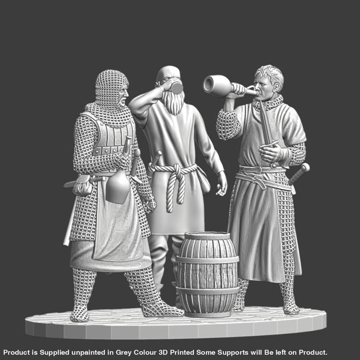 NCM173 Medieval Camp Life – Soldiers Drinking Medieval