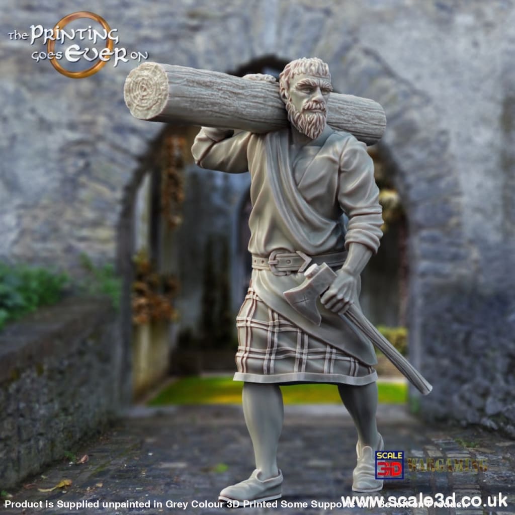 Builder With Wood Citizen Of Whitcaester Pgeo003 Medieval