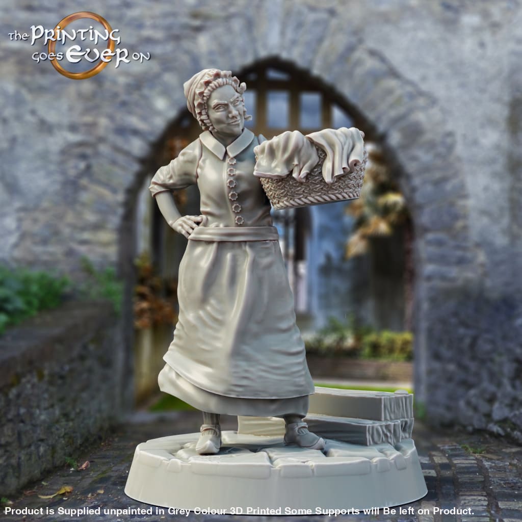 PGE - Housekeeper with basket Citizen of Whitcaester Medieval