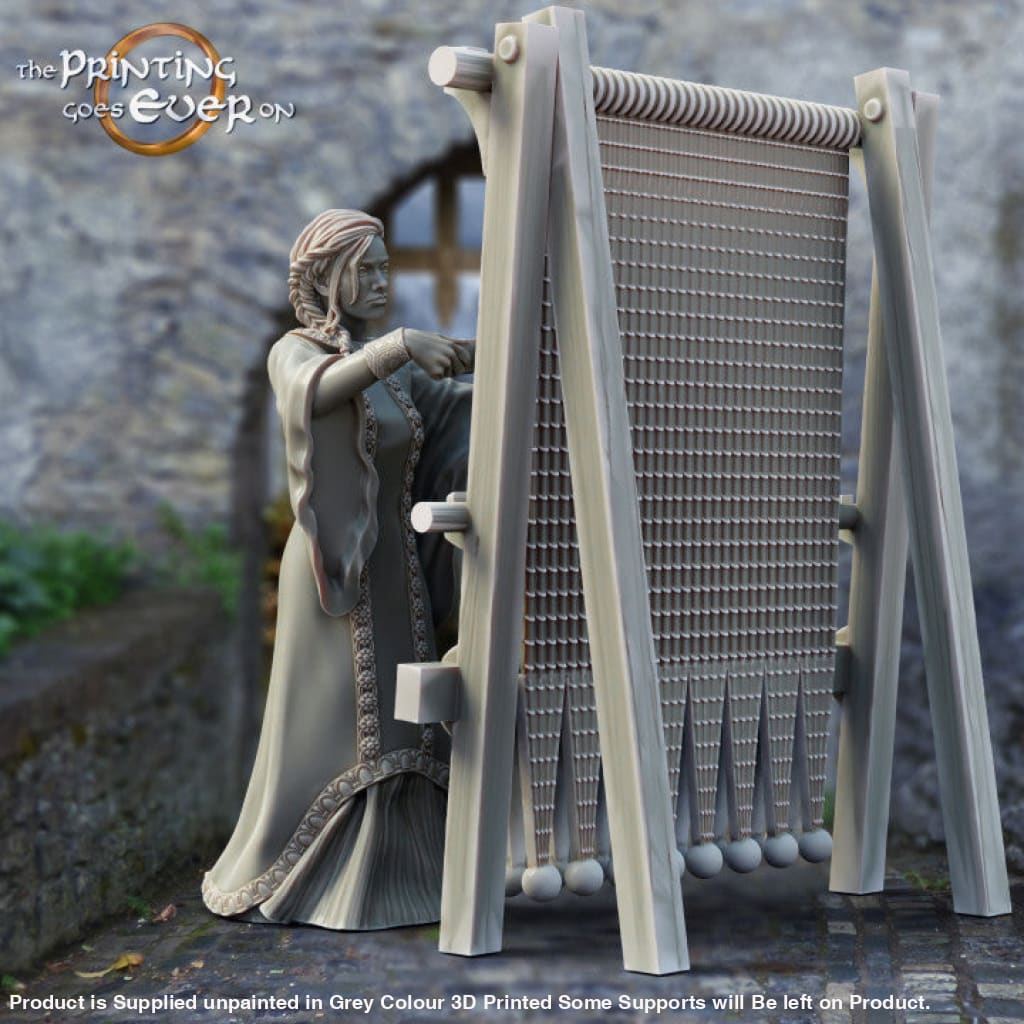 PGE - Weaver and Loom Medieval