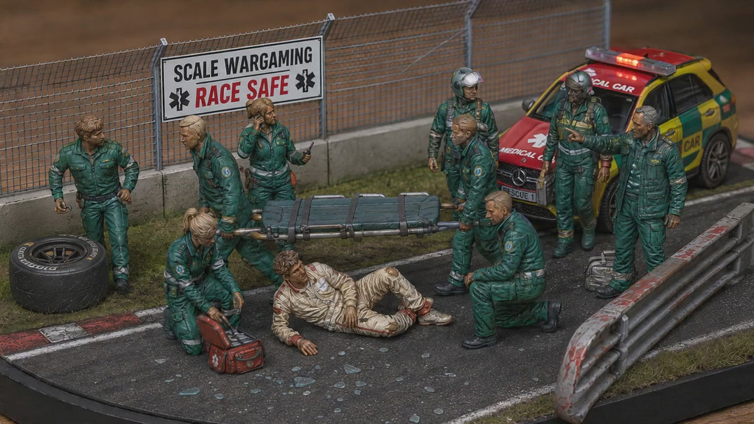 WOSC999 - Trackside Recue Crew - Injured Driver