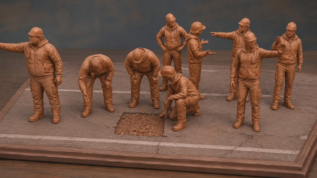 SW9305 Modern Road Workers - 5