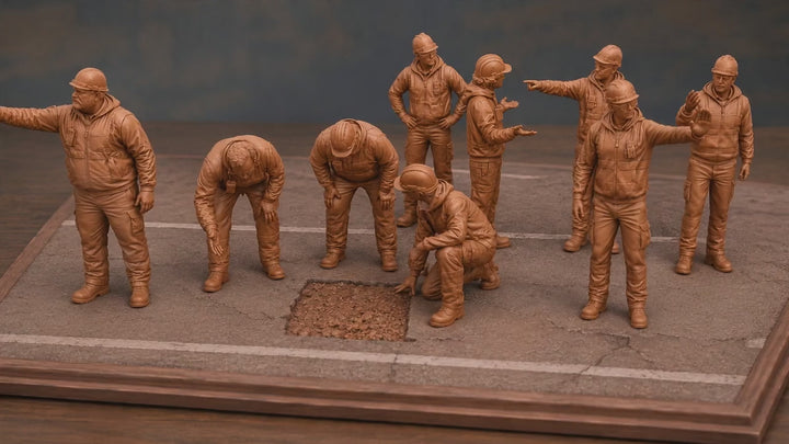 SW9305 Modern Road Workers - 5