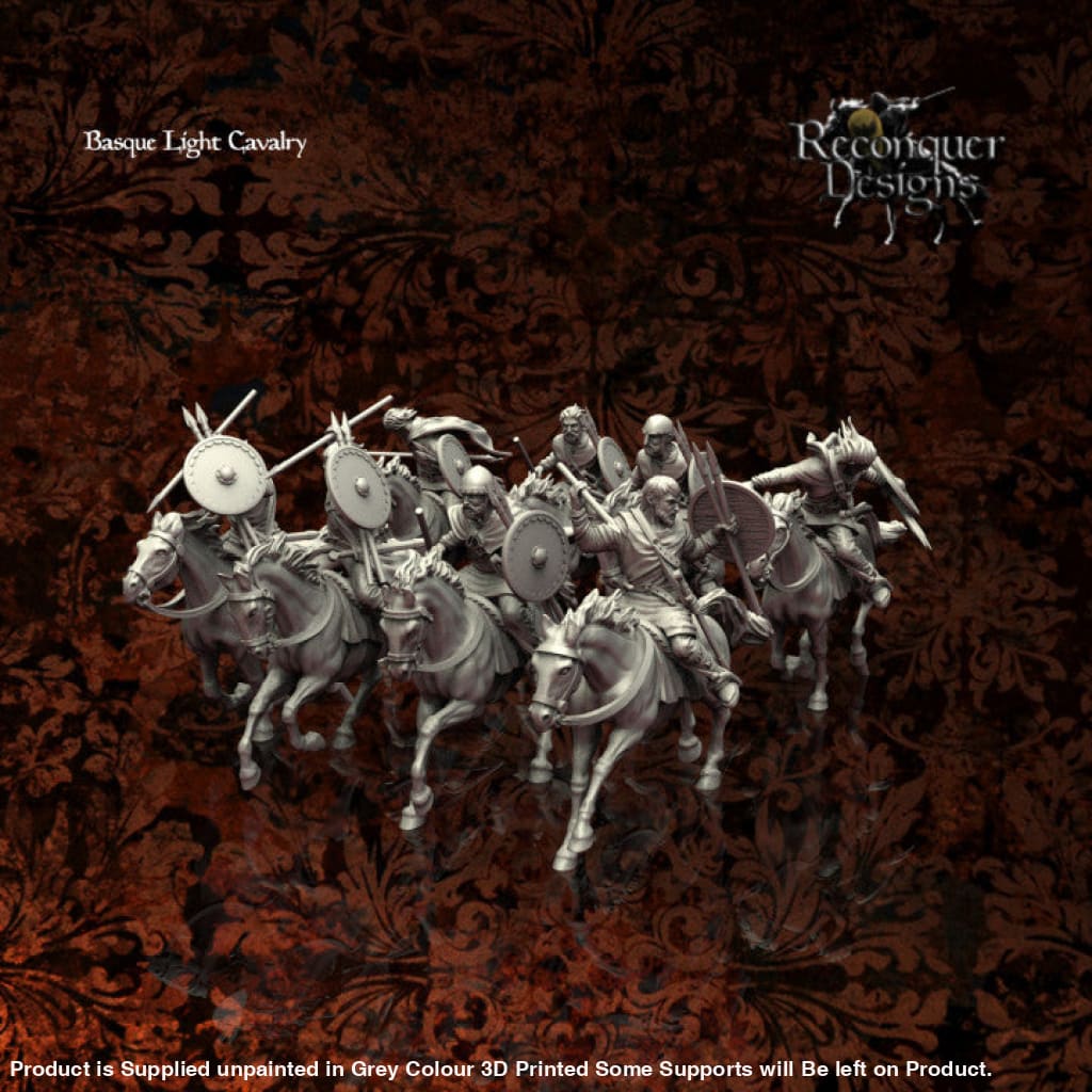 REM0002 Basque Light Cavalry Medieval Figure