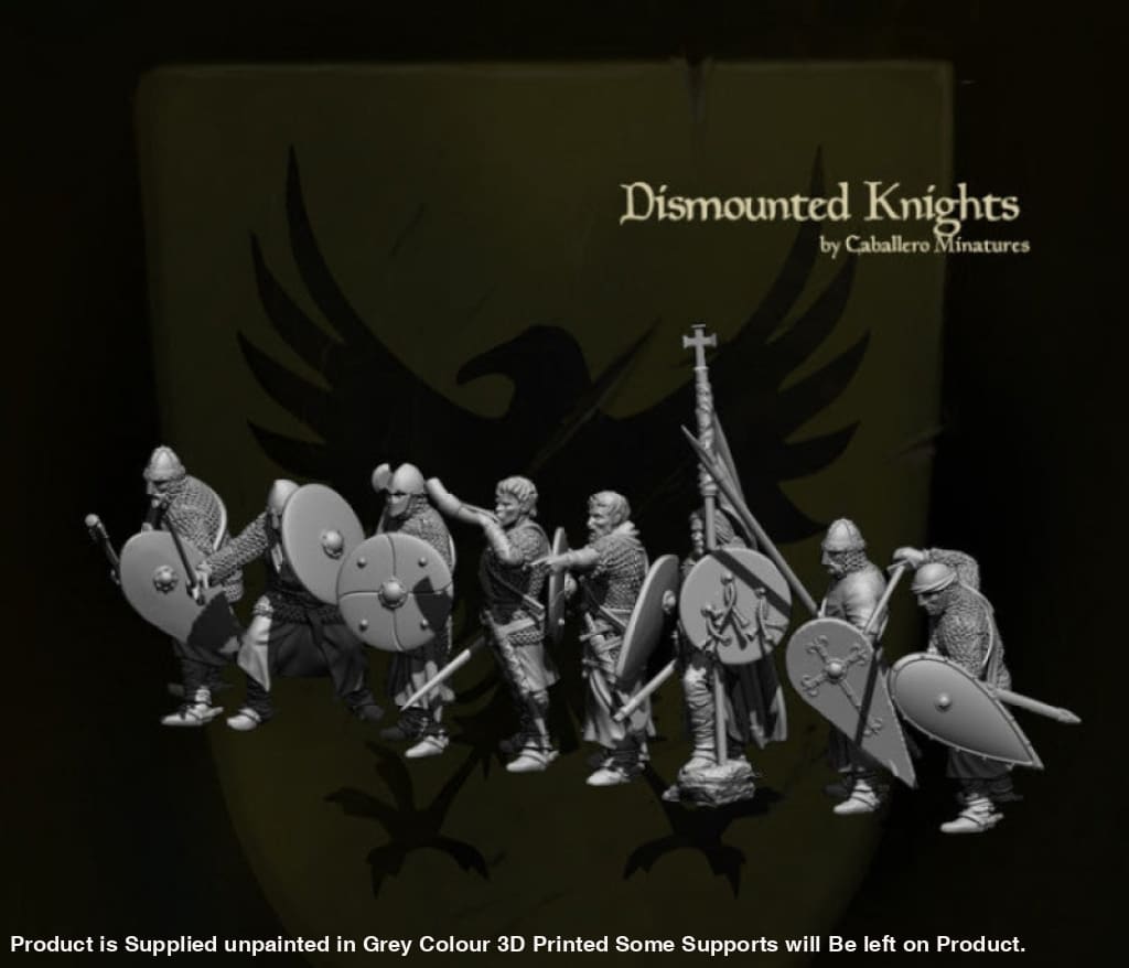 11Th Century Dismounted Spanish Knights Medieval