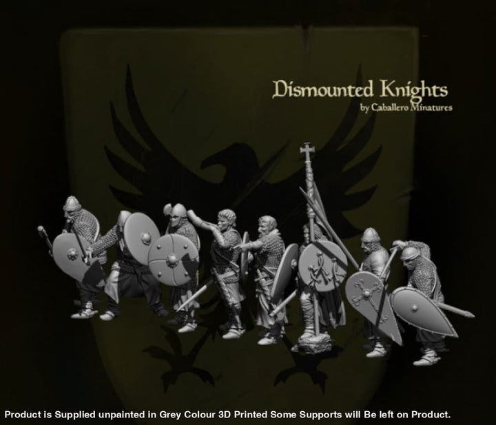 11Th Century Dismounted Spanish Knights Medieval