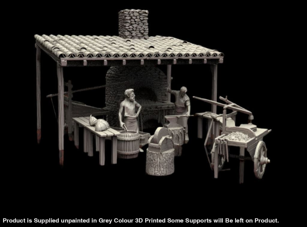 Blacksmith Scene Medieval