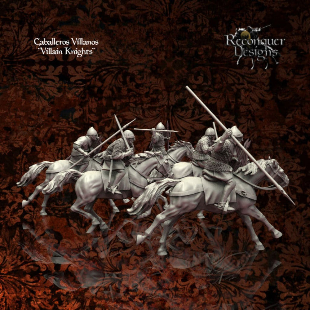 REM0041 Caballero Villanos (Villain/Commoner Knights) X 10 Medieval