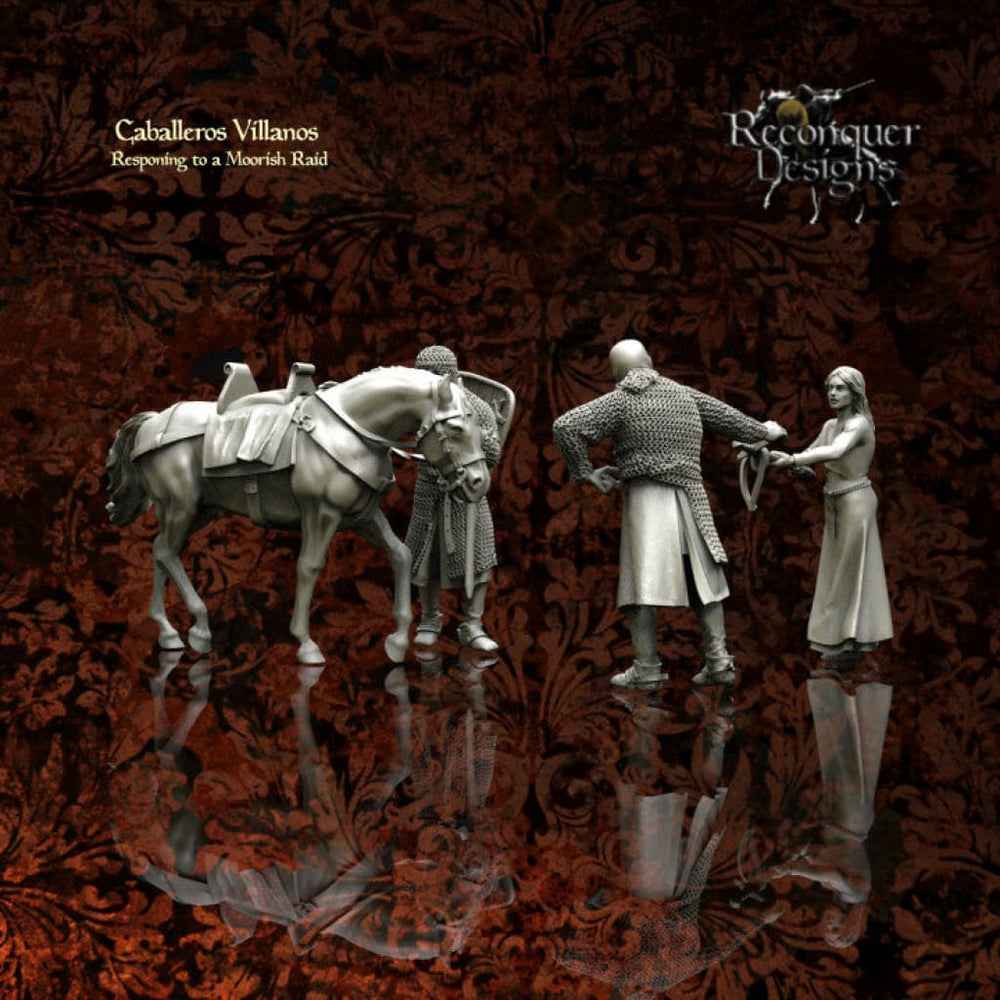 REM0042 Caballeros Villanos responding to a Moorish raid! 1:32 Medieval