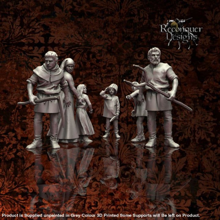 Concerned Family/Medieval Villagers Medieval