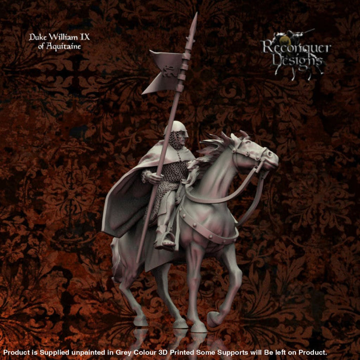 Duke William Ix Of Aquitaine Medieval