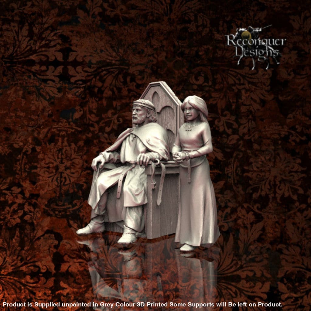 King And His Young Princess Medieval